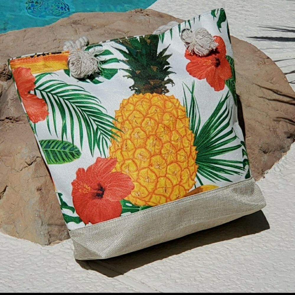 Tropical Beach Tote Bag